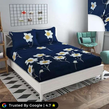 Double bedsheet set (free 2 pillow cases)
